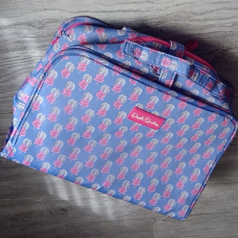 Design Studio Blue and Pink Travel Bag